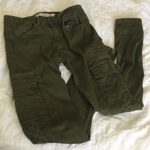 Zara Army Green Cargo Pants